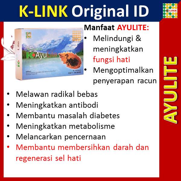 K Ayulite Ayu Lite K Link Untuk Obat Liver Hati Hepatitis