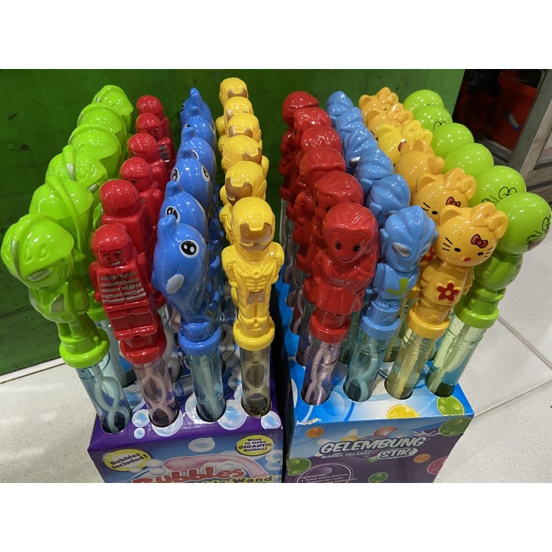 Gelembung Stick Mainan Bubble Balon Stik Sabun Aman Mainan Anak Laki Perempuan Kado Anak