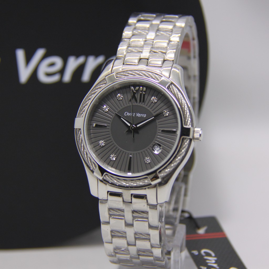 CHRIST VERRA JAM TANGAN ARLOJI WANITA ANALOG ORIGINAL GARANSI 31702 JAM TANGAN COWOK ARLOJI CEWEK