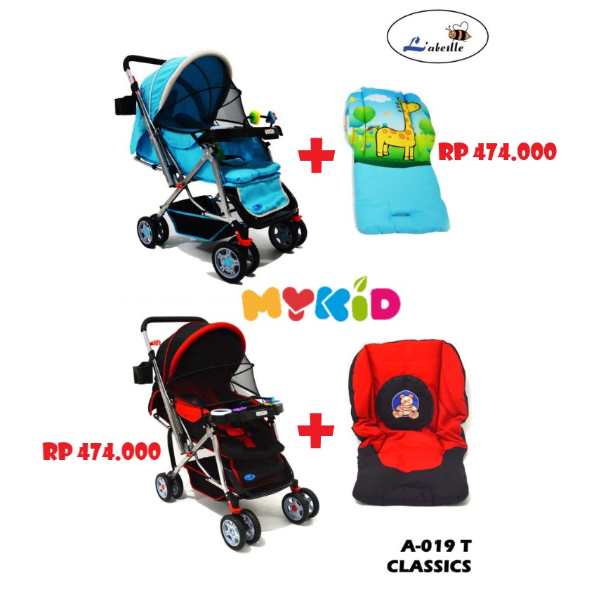 Stroller Baby Labeille Classic Kereta Dorong Bayi L Abeille Murah Shopee Indonesia