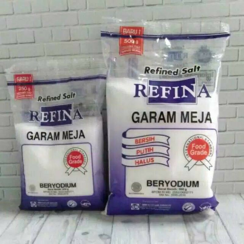 

Refina garam halus 500gr