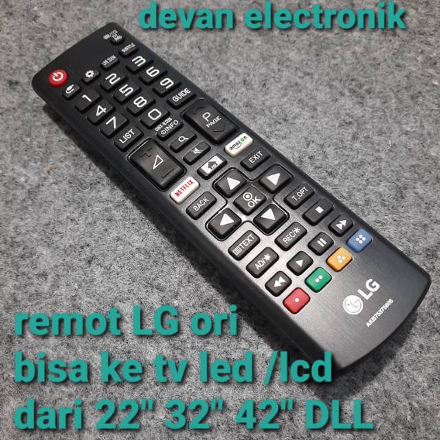 Remot tv LG remot tv led LG remote tv LCD LG origional
