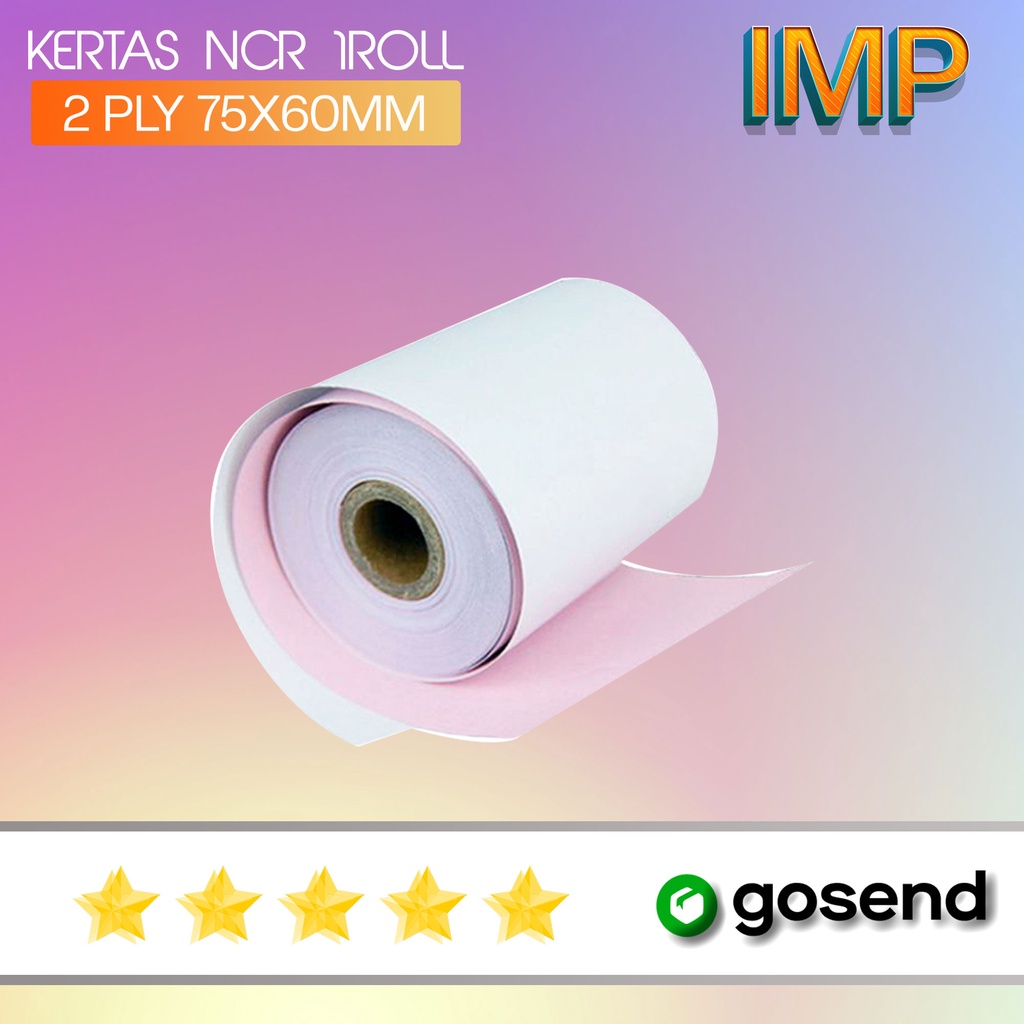 

Kertas Struk HVs Ncr 2Ply 75x60MM
