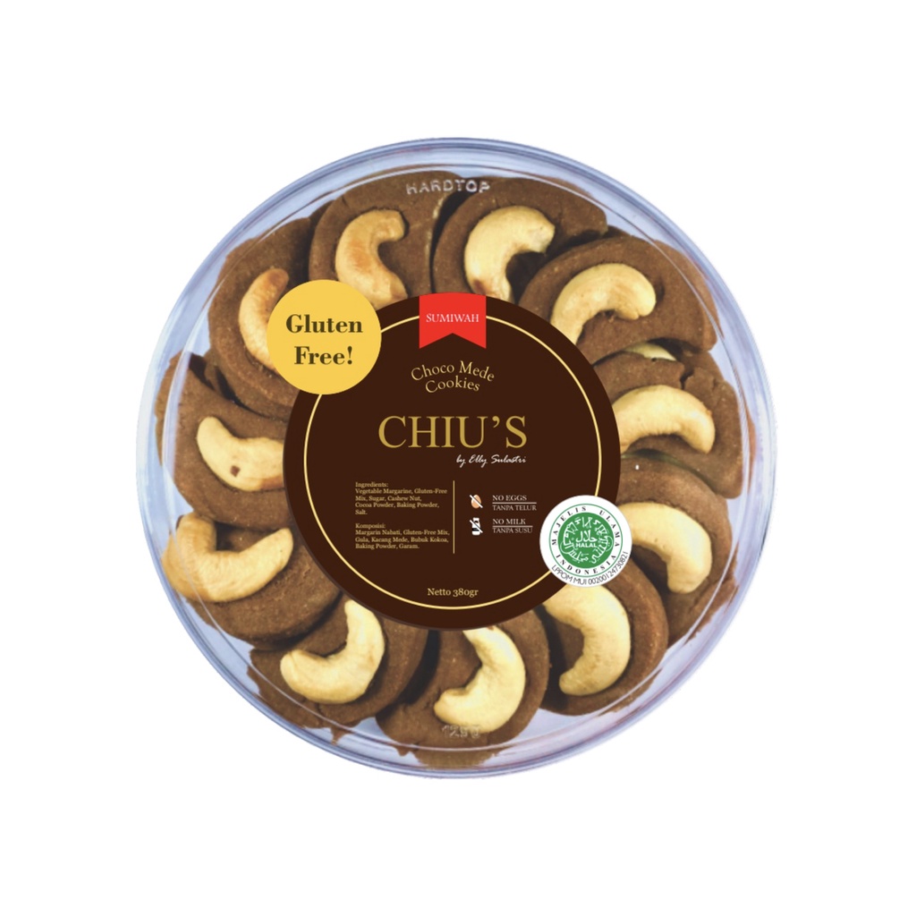 

CHIU’S Choco Mede Cookies Vegan Vegetarian Gluten Free