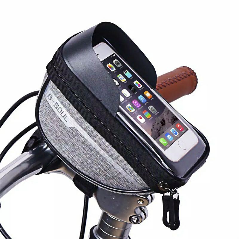 tas sepeda waterproof B SOUL holder handphone universal bag bicycle bike MTB Roadbike seli