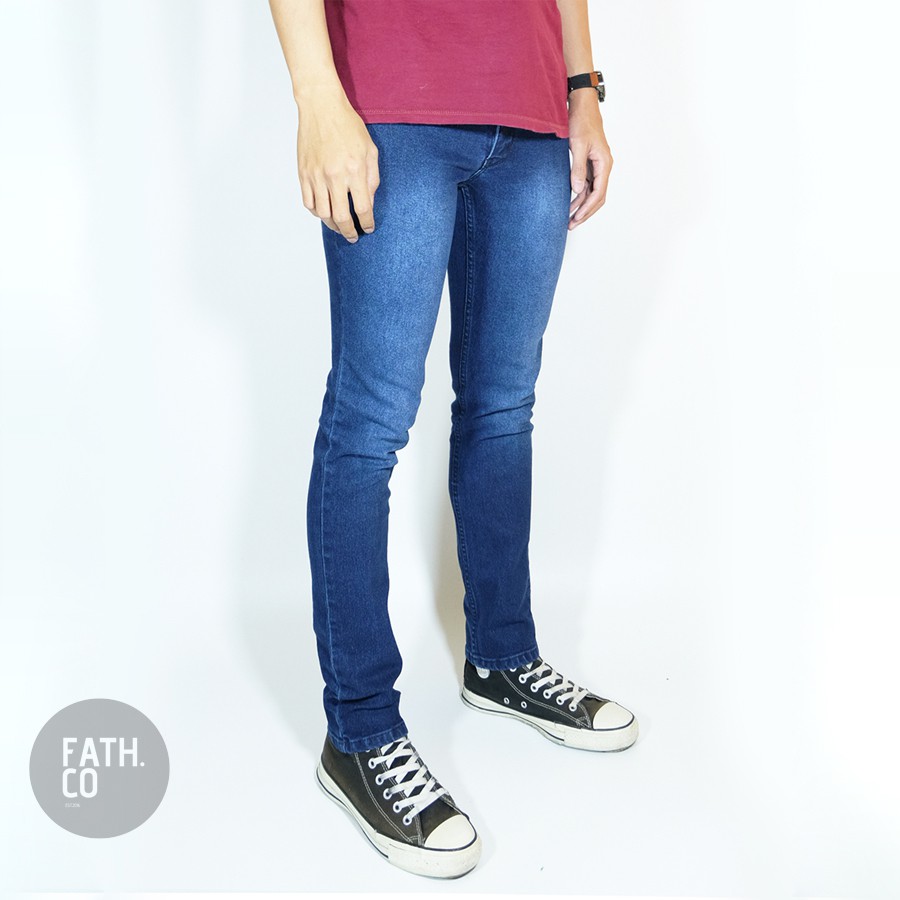 CELANA DENIM PANJANG SLIMFIT BLUEWASH