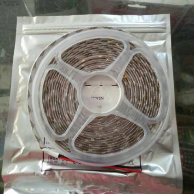 lampu led strip rol 5m/tipis ip44 waterproof