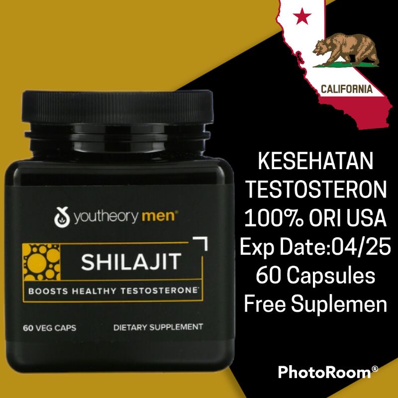 Jual Youtheory Men Shilajit 60 Veg Caps Preorder Usa Shopee Indonesia