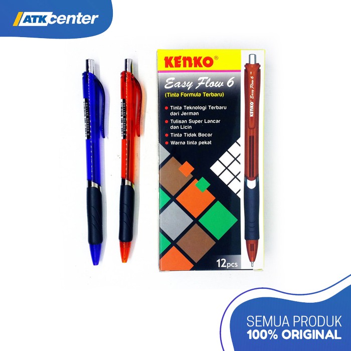 

GELPEN KENKO EASY FLOW 6 HITAM