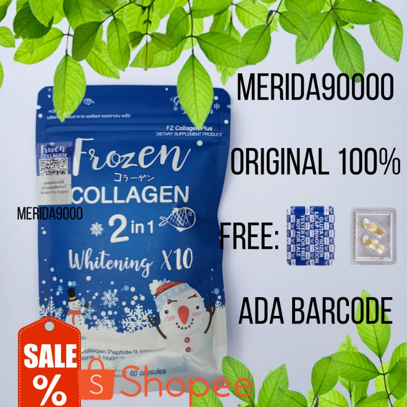 ( BISA COD ) Frozen Collagen Ori Barcode