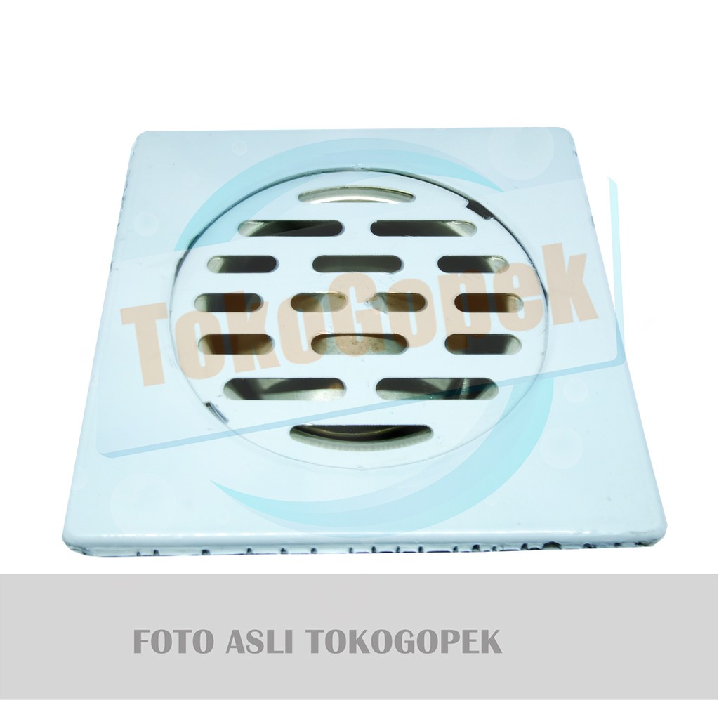 STAINLESS FLOOR DRAIN - SARINGAN GOT MURAH 4&quot; INCH