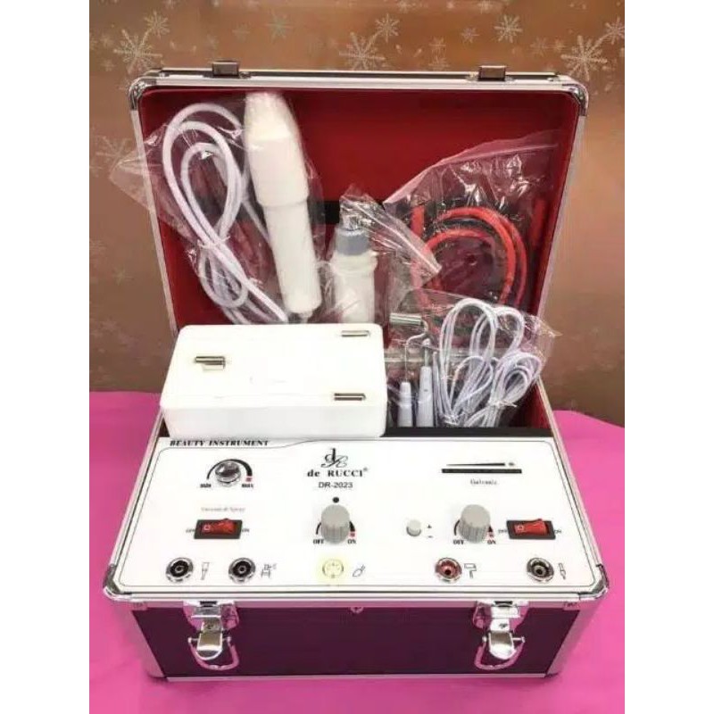 Alat facial 4 fungsi high frequency galvanic