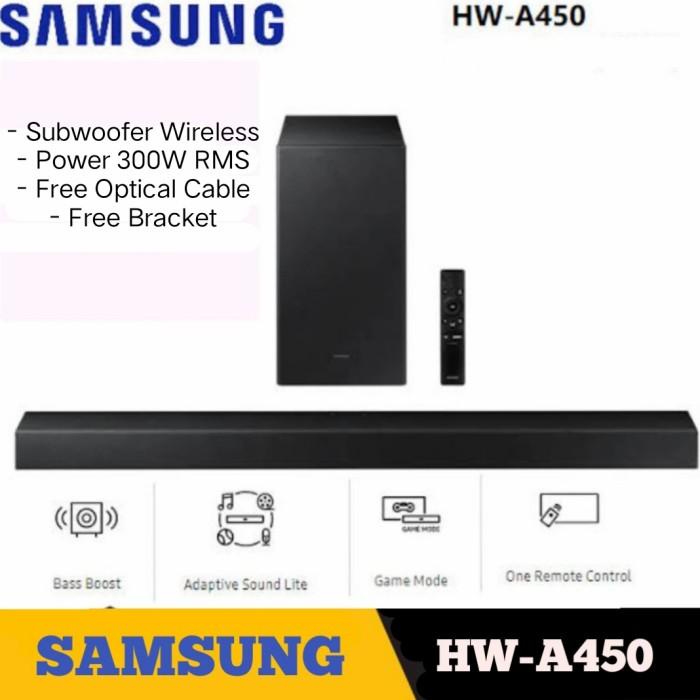 SOUNDBAR SPEAKER SAMSUNG HWA450 soundbar 2.1 ch hw-a450 wireless
