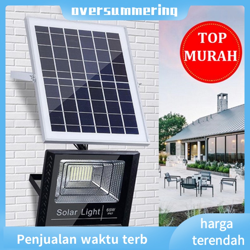 NEW CAHAYA MATAHARI LAMPU SOROT SOLAR CELL LED TENAGA SURYA LAMPU TENAGA MATAHARI LAMPU SOROT 85W Outdoor