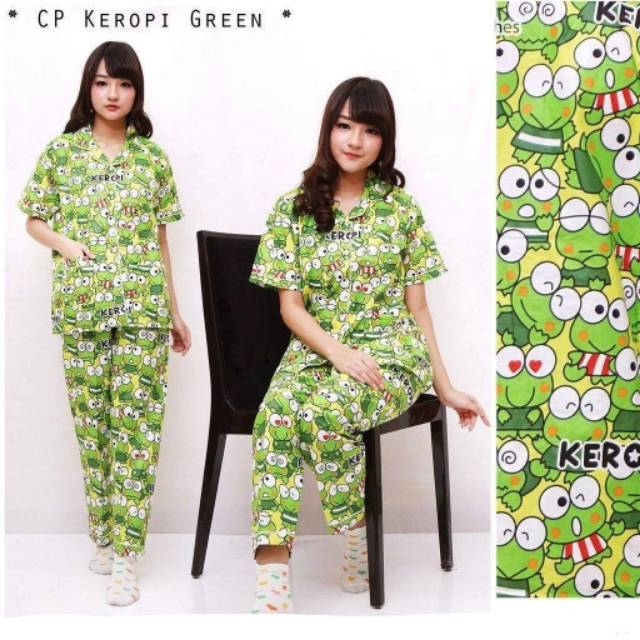 Medan Termurah/Setelan karakter/Baju celana dewasa/piyama.cantik