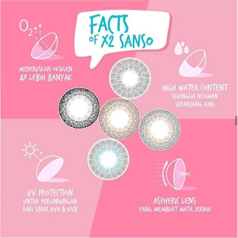 [ NORMAL ALL ]  SOFTLENS X2 SANSO COLOR 14,5MM