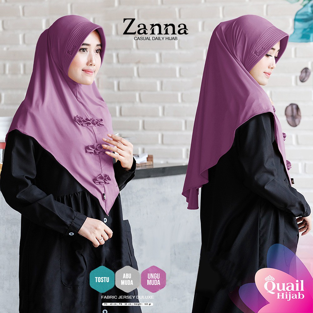 Zanna Quail Hijab Ori Murah