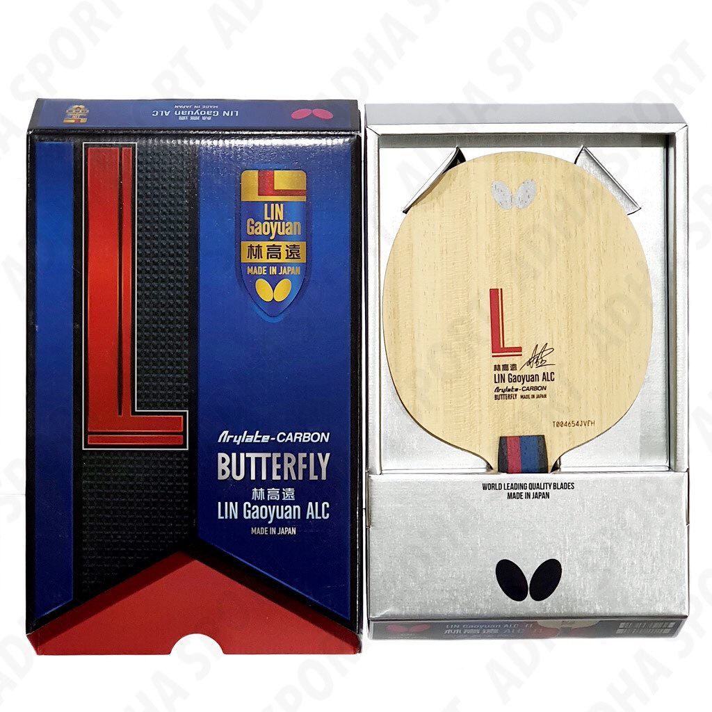 Kayu Bet / Blade Pingpong Butterfly Lin Gaoyuan ALC FL Original Tenis Meja Store Surabaya Adha Sport