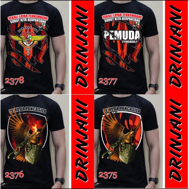 kaos ormas laskar merah putih fkppi pemuda pancasila