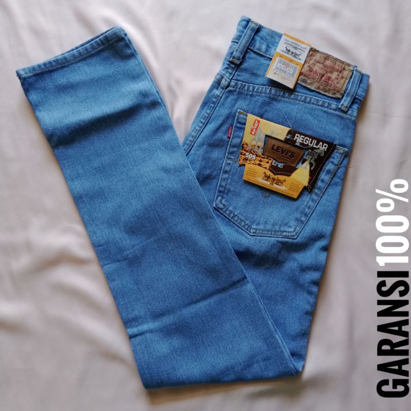  Celana  Jeans LEVIS  505 Bioblitz Premium Reguler Jumbo 