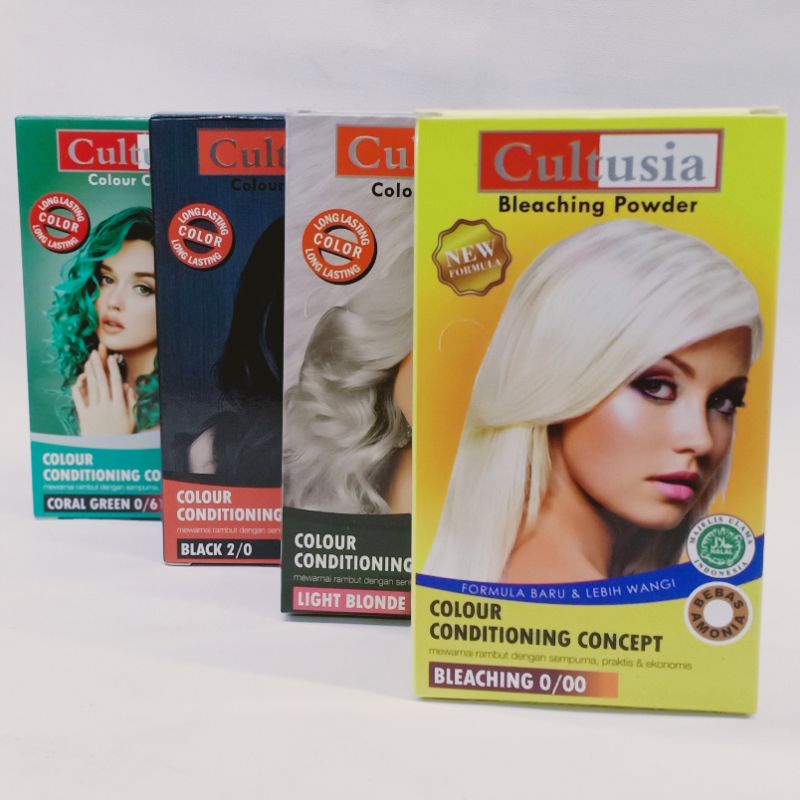 Cultusia Colour Cream BPOM /  Cat Rambut Cultusia 30ml BOK