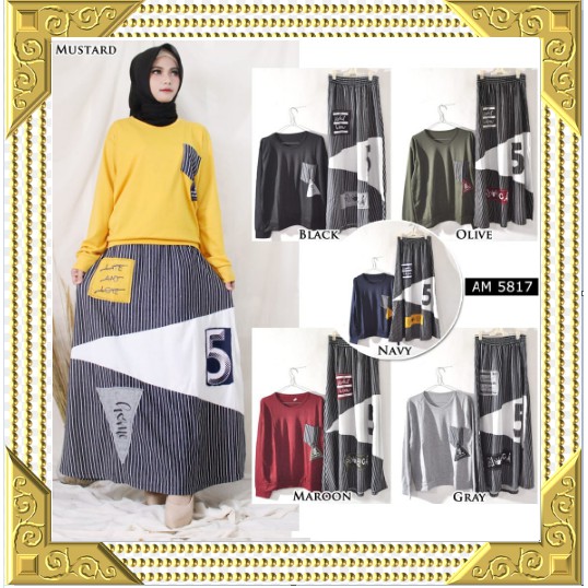 BIG SALE 2021>>NISA SABYAN Gamis Modern Busana Muslim Wanita Terbaru AUDREY Ori LTS B9T2 Polos Benhu