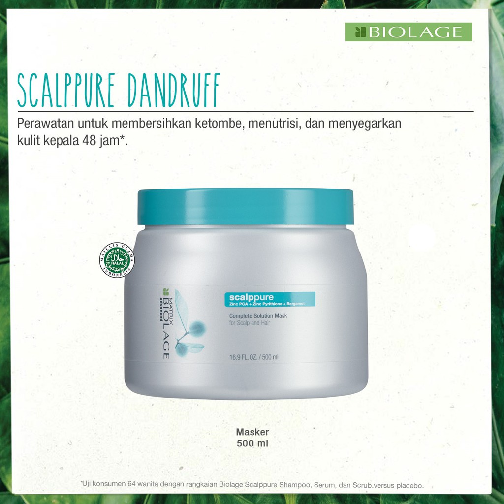 ❤️Glamouroseshop❤️ MATRIX Biolage Scalppure Complete Solution Mask 500 mL