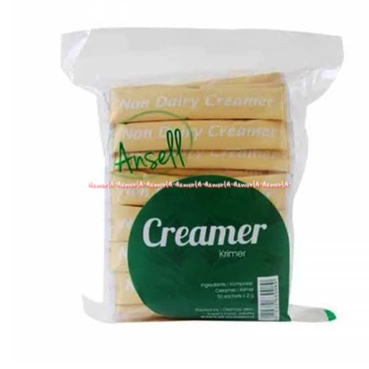 Ansell Creamer Krimer 50 Sachet Krimer Saset Untuk Teh Susu Kopi Ansel Creamer Creamy Membuat Krim Bubuk Ancel 50sachet