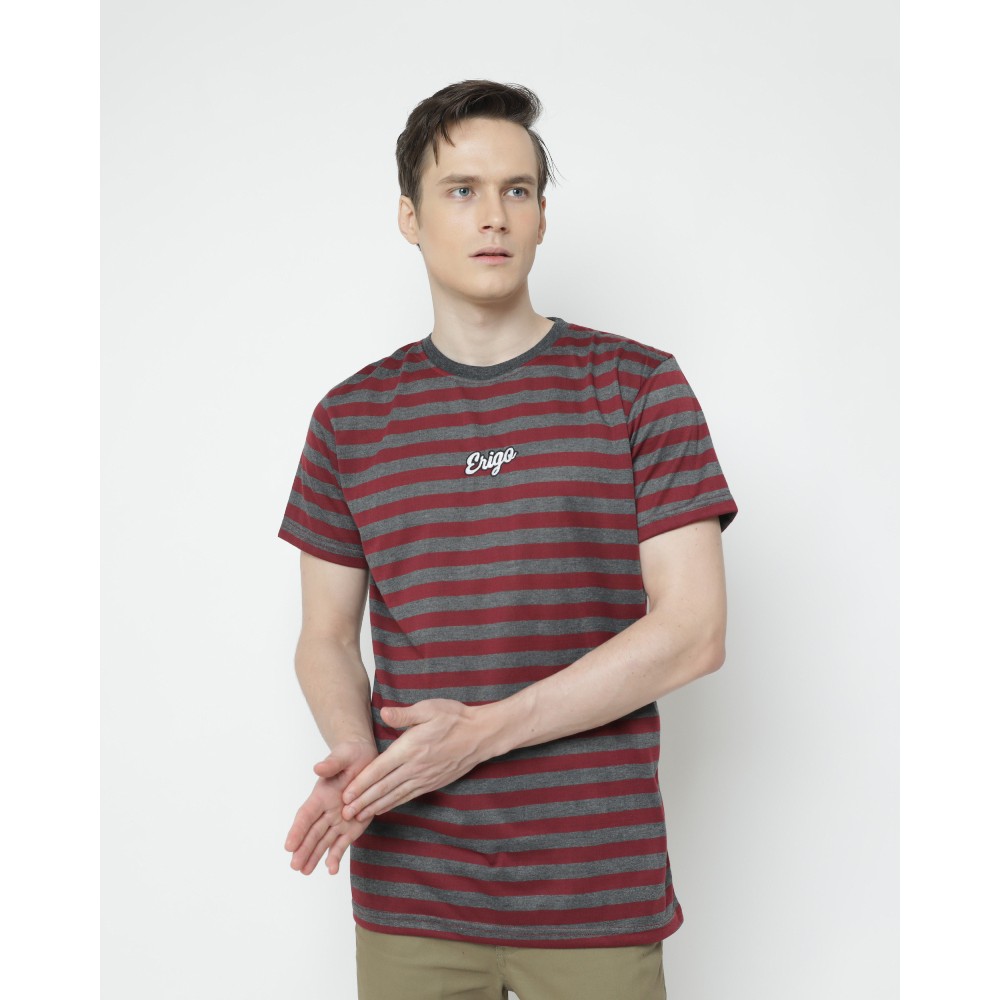 

Erigo T-shirt Stripe Gistel Grey