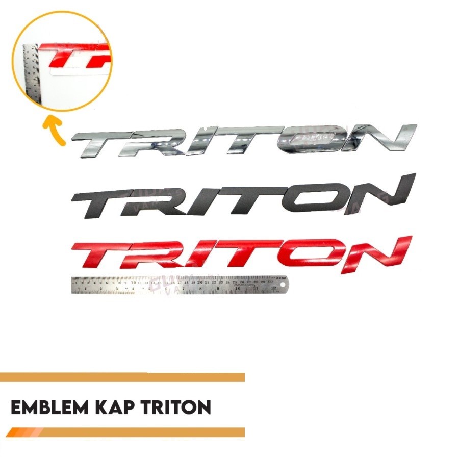 Emblem Kap Mesin Mitsubishi Triton