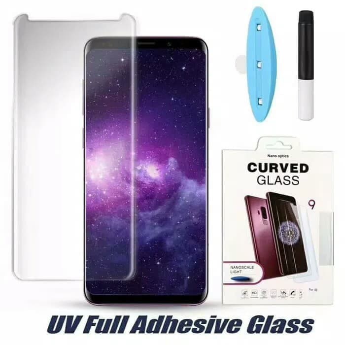 UV Glass iPhone XS Max 6.5&quot; Tempered Glass iPhone Xs Max A2101 TG 3D Curve FULL SCREEN FULL GLUE