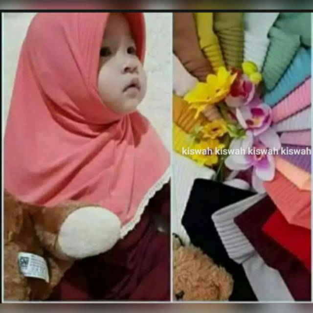 Jilbab anak Renda Pet Kiswah