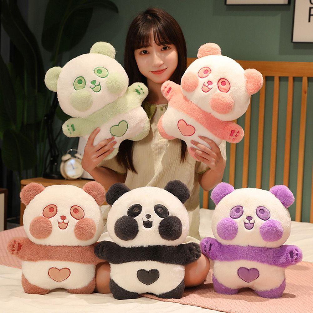 Mxbeauty DuDu Panda Mainan Mewah 38 cm Indah Menemani Lembut Mainan Hadiah Ulang Tahun Fluffy Panda Kartun Boneka Mainan