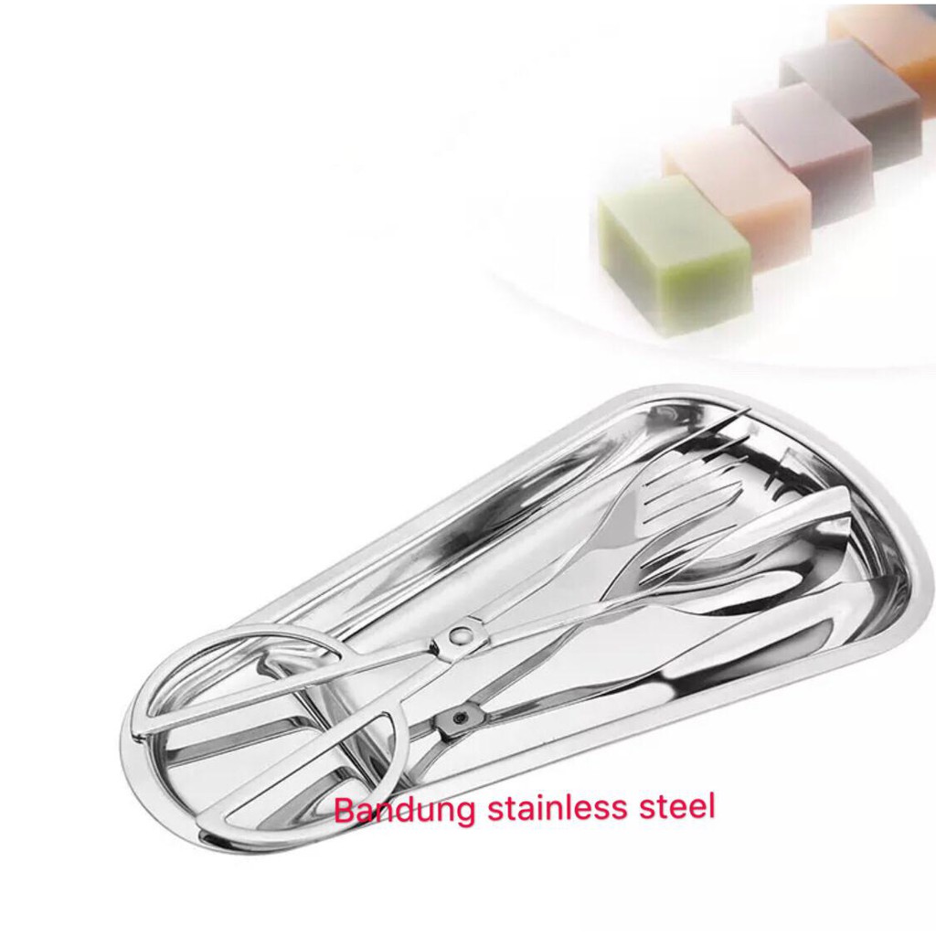 Salad Tongs / Food tongs penjepit makanan roti stainless Steel Murah