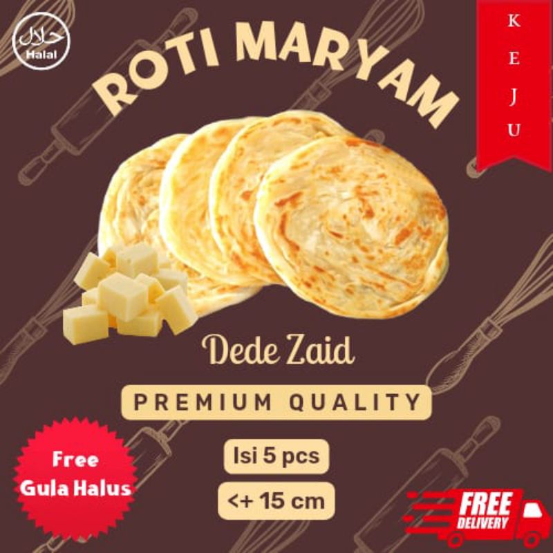 

✅ (COD) ROTI CANAI MARYAM CANE PARATA RASA KEJU, CEMILAN RUMAHAN ENAK COKLAT LUMER KEJU FROZEN FOOD MURAH