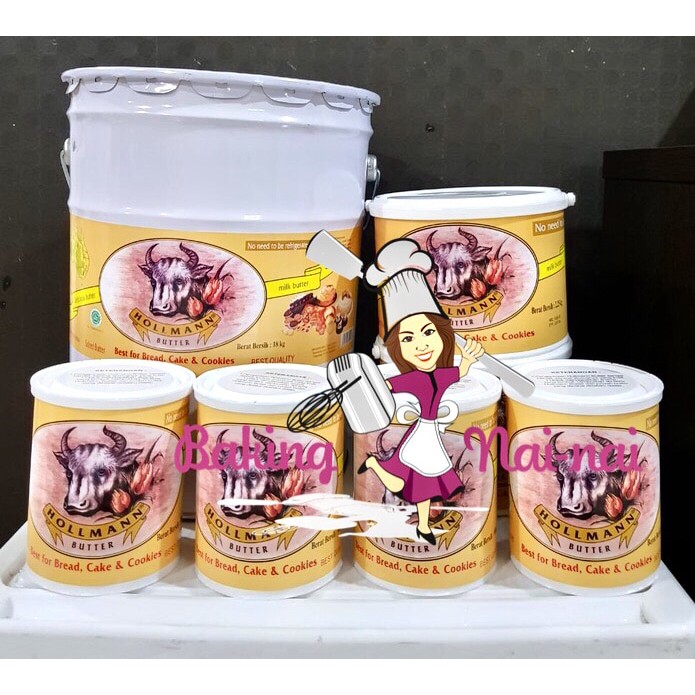 

TERMURAH HOLLMAN BUTTER REPACK 1 KG / BAKING NAINAI !