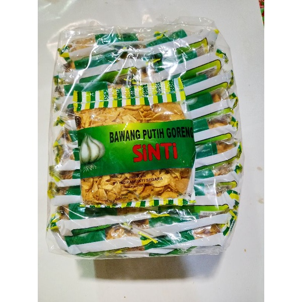 

Bawang Putih Goreng Sinti 50 gr (1 pack/isi 20 pcs) - Bawang Goreng