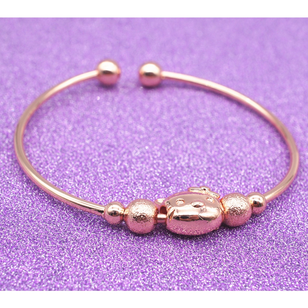 925 Perak gelang untuk wanita Perhiasan Fashion kucing lucu SZ060