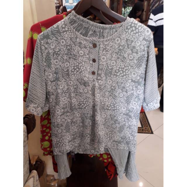 Daster Setelan Batik Jumbo Qonita