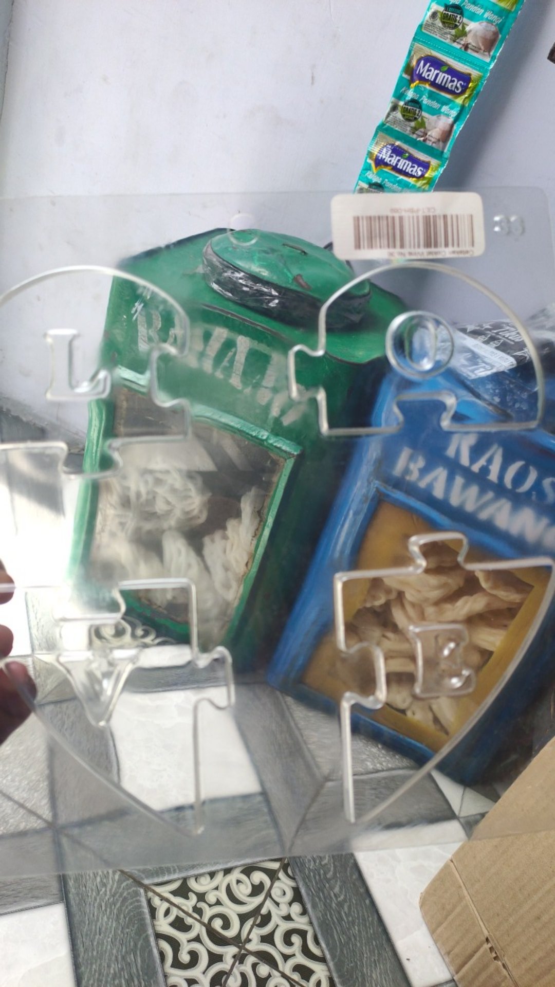 Cetalan Mika Coklat Love Puzzle