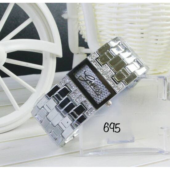 Jam Tangan Guess Wanita / Jtr 695 Silver