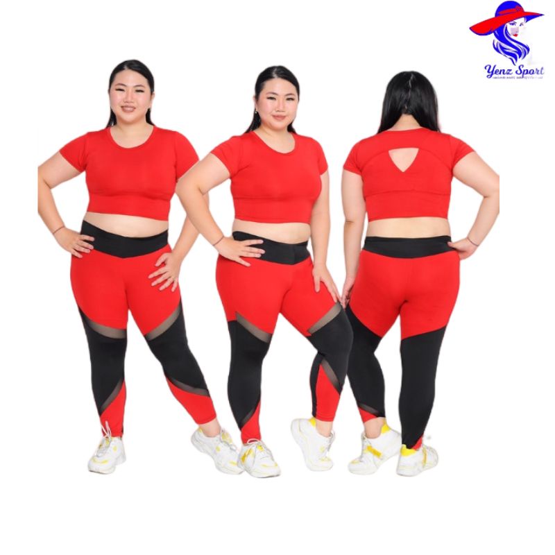 SETELAN BAJU SENAM AEROBIC SET CROP SEXY JUMBO BAJU ZUMBA YOGA FITNES GYM DANCE GOWES