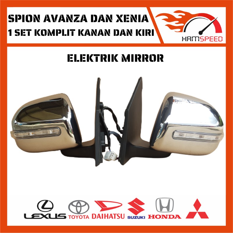 Spion Elektrik Avanza Xenia/Spion Komplit Avanza Dan Xenia/Spion Avanza Dan Xenia Siap Pasang