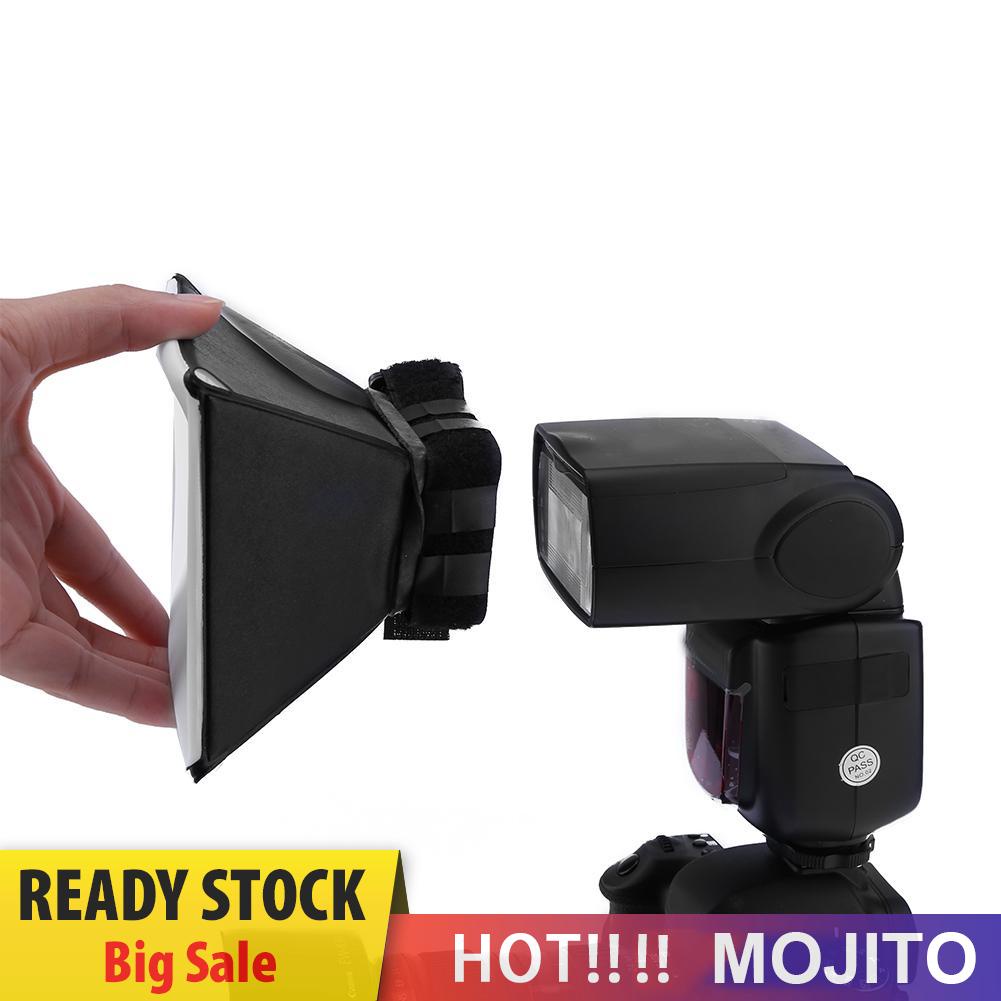 Mojito Softbox Diffuser Lampu Flash Universal 125x100mm Bisa Dilipat Untuk Kamera Dslr