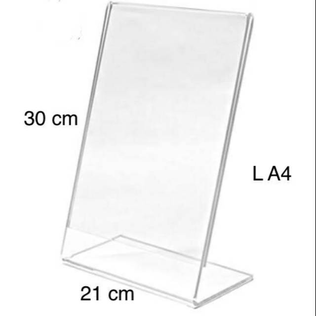 

Acrylic Tentcard A4 (Bentuk L)
