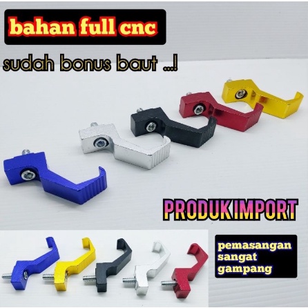 Gantungan CNC  Universal NMAX AEROX MIO VARIO SCOOPY FINO DLL