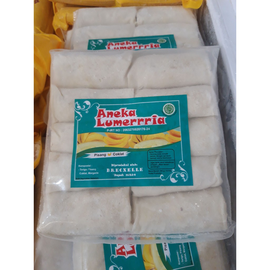 

Pisang coklat lumerrria isi 10/piscok lumer