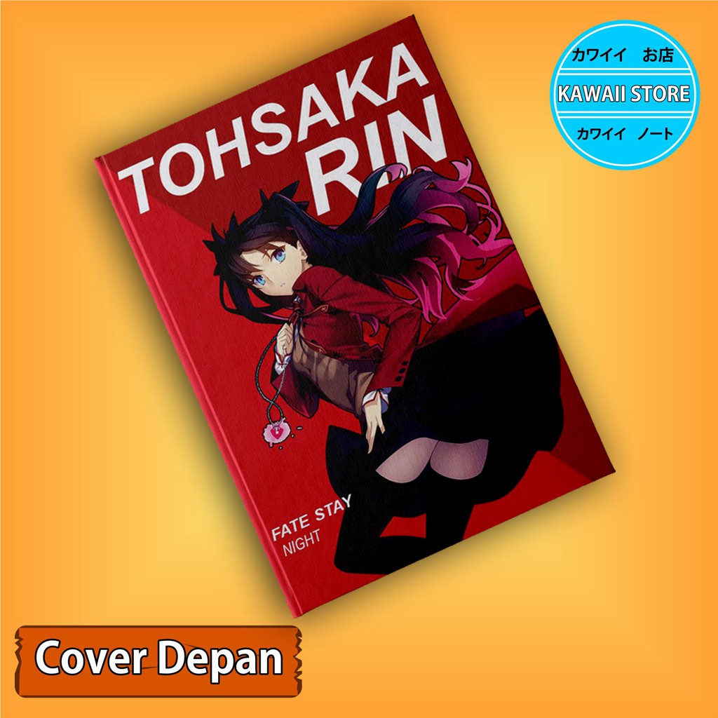 

Notebook / Pocket book Hard Cover Anime Fate Stay NIGHT TOHSAKA RIN uk A5 & A6 / Notes Book