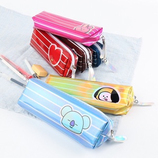  COD KPOP BTS  BT21 Kotak  Pensil  Pencil  Box Hologram 