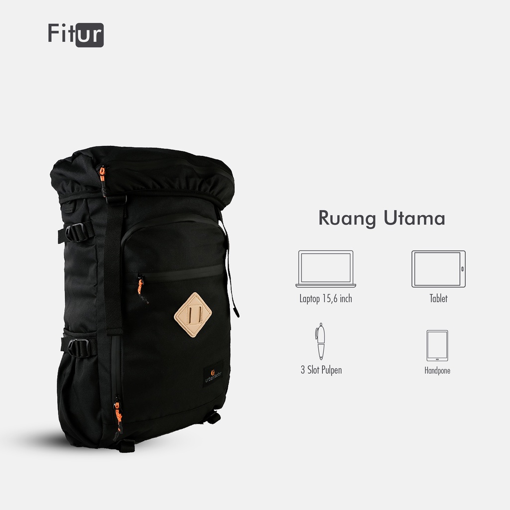 Tas ransel Backpack urban factor - Buddy | Tas laptop Pria Kasual